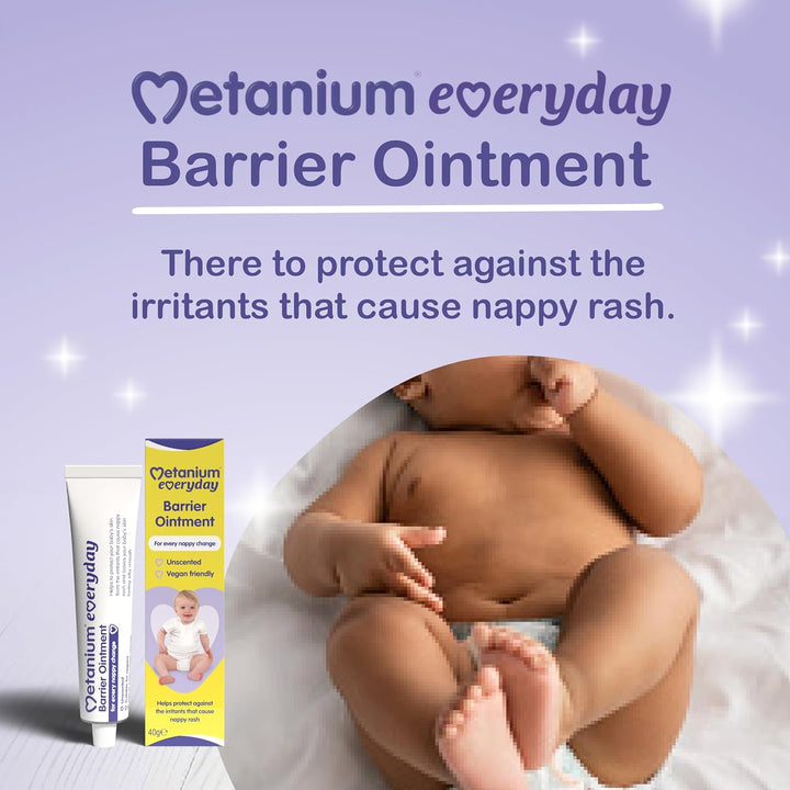 Everyday Barrier Ointment, Protection from Irritants, for Everyday Nappy Change, Fragrance Free, Lanolin Free 40 G