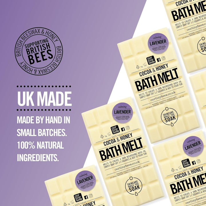 Bath Melt - Bath Oil, 24 Uses, Lavender Cocoa & Honey Bath Melt -  Skincare