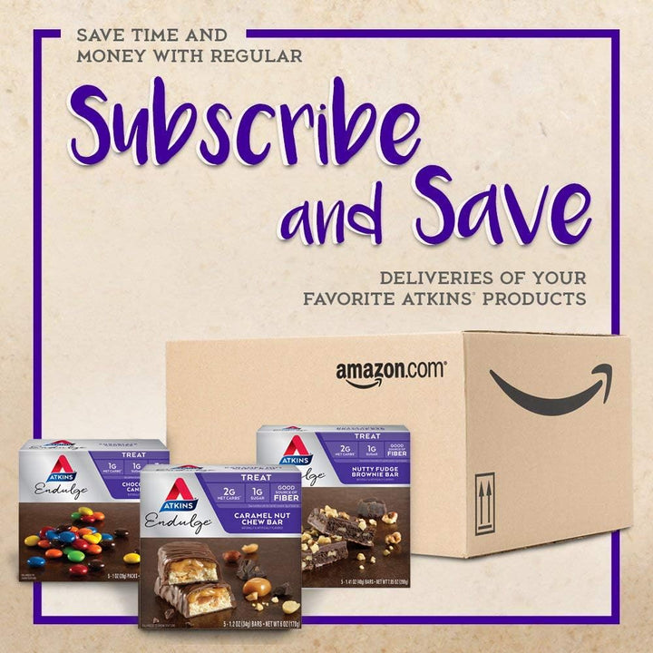 Endulge Bar Caramel Nut Chew, Caramel Nut Chew 5 Pack