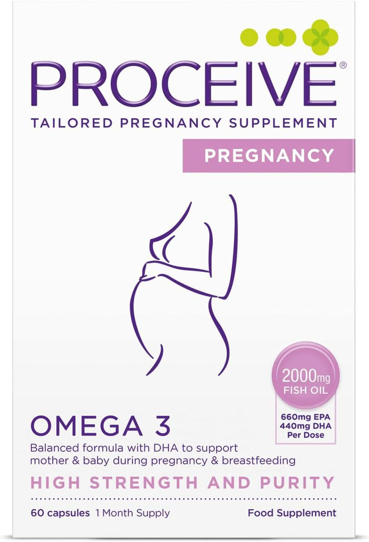 ® Pregnancy Omega 3 High Strength & Pure Fish Oil Tablets (60 Capsules)