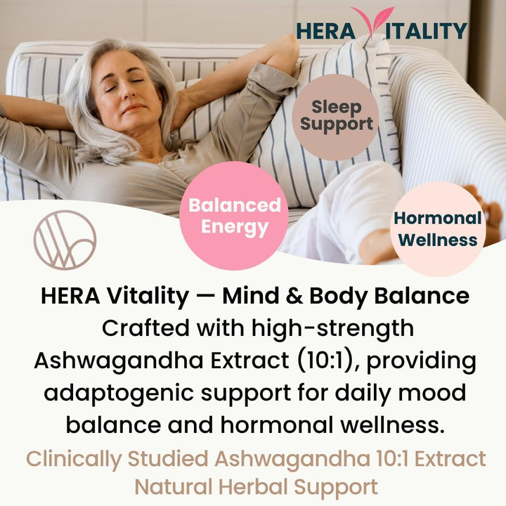 Ashwagandha Mind & Body Balance 1000Mg – Cortisol Detox Reducing Supplement for Stress, Anxiety, Sleep, Hormone Balance, Energy & Focus – 120 Vegan Tablets