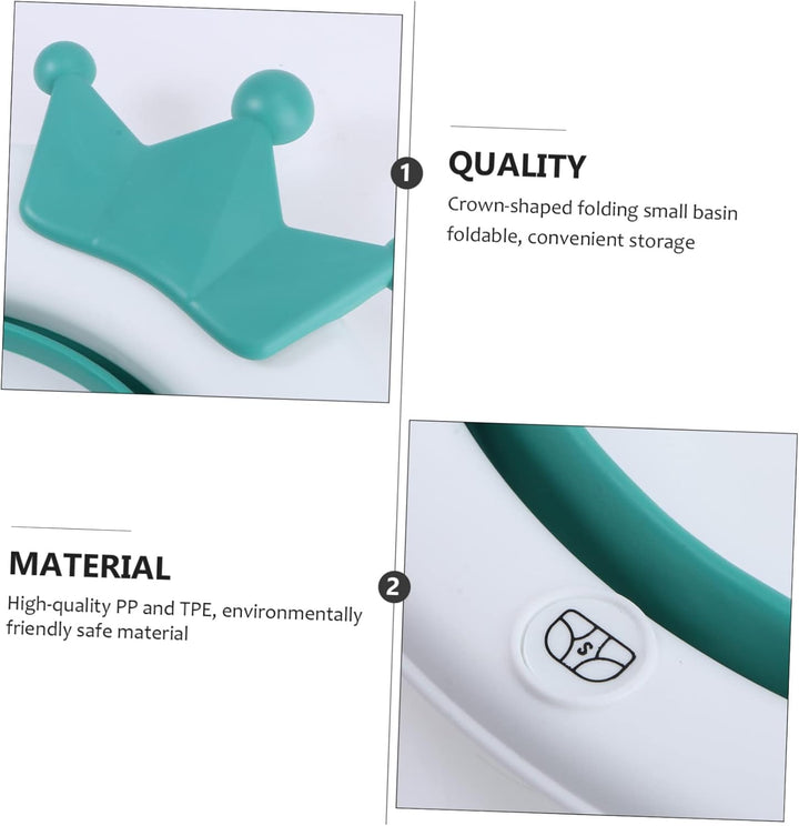 Wash Basin Folding Portable Cartoon Design Home Use for Newborn Cleaning