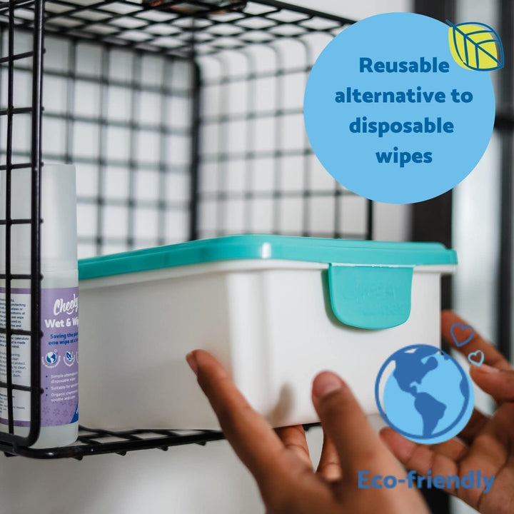 Soft Flannel Cloth Baby Wipes | Suitable for Hand & Faces - Pack of 25