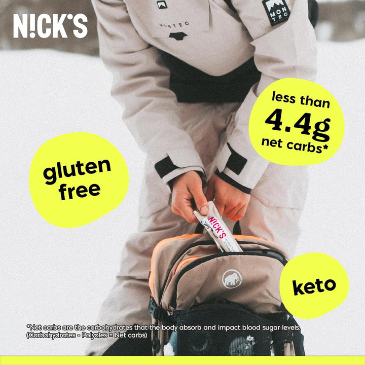 NICKS Protein Bar Mix Box, Keto Snack Bars 4G Net Carbs, 15G Protein, 5G Collagen No Added Sugar Gluten Free Low Carb Snacks (9X50G)