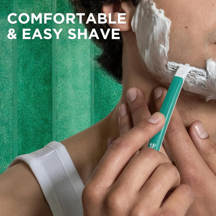 - Extra 2 Disposible Razors for Men | Sensitive Comfort | 20 Count (Pack of 1)