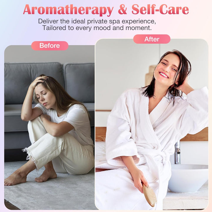 Gifts for Women: Shower Steamers Aromatherapy, Birthday Gifts for Women, Mum, Nanny, Girls, Teen SPA Stress Relief Bath Bombs Set Christmas Stocking Fillers Advent Calendar 2025 (8 Scents)