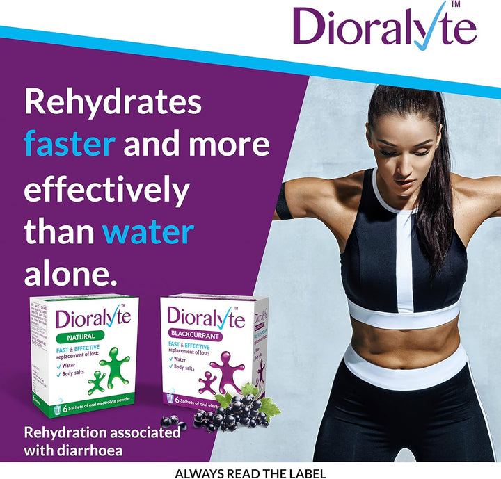 - Fast and Effective Supplement Treatment for Reducing Dehydration and Replacing Electrolytes (Mineral Salts) of Lost Body Water and Salts- Blackcurrant Flavour - 6 Sachets