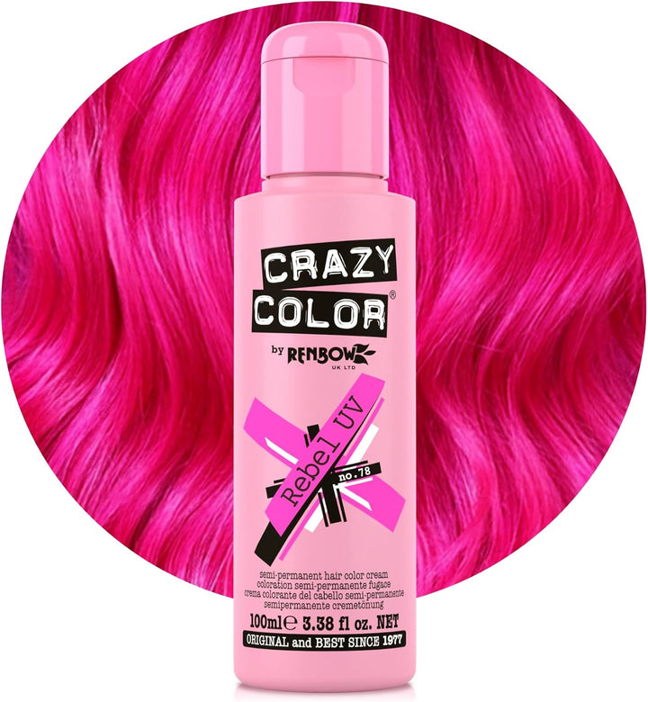 Vibrant Vermillion Red Semi-Permanent Hair Dye. Highly Pigmented Scarlet Red Conditioning & Oil Nourishing Vegan Formula | No Bleach or Ammonia | 100Ml