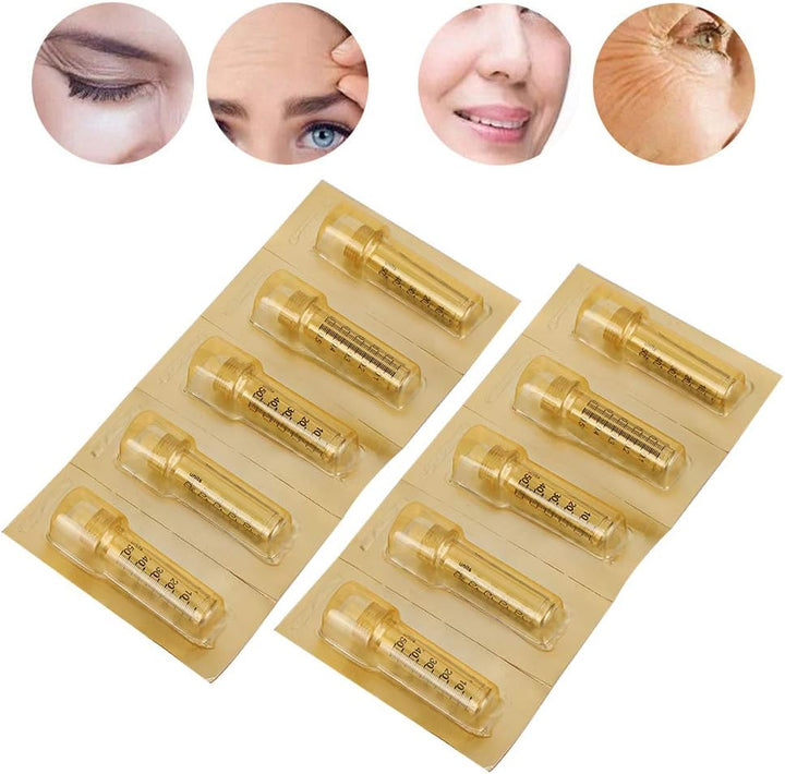 0.5Ml Ampoule Head, 10-Pack Syringe Needle Hyaluronic Acid Injection Pen Accessory for Wrinkle Removal