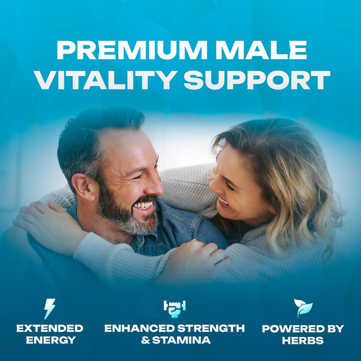 50Mg – 10 Powerful Blue Tablets for Men’S Health – Fast-Acting Formula with L-Arginine, Ginseng and Maca – Vitality, Stamina and Performance Support – Convenient & Easy to Swallow