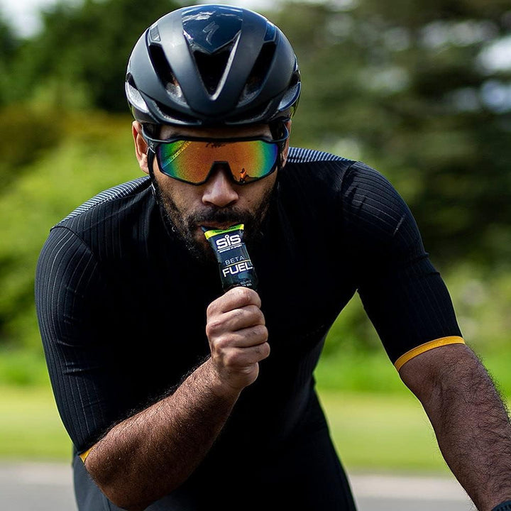 SIS Beta Fuel Energy Gels for Cycling Running Triathlon - Dual-Source Carbohydrate Blend - 40 G of Carbs - Gluten-Free - Informed Sport Certified - 4 Pack (4 Pack, 2 Orange / 2 Strawberry Lime)