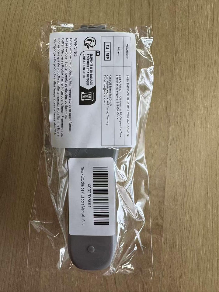 Manual Razor Travel Case Portable Plastic Manual Razor Trimmer Protector Gray