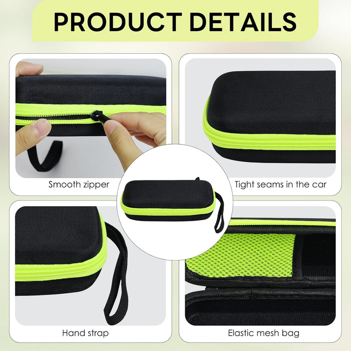 Hard Travel Case for Philips Norelco Oneblade 360 One Blade Pro, Hatteker, Wahl, Yinke Trimmer Barber Bag and Shaver, Compatible with Braun Series 3/5/7/9 Electric Shaver Organizer Case