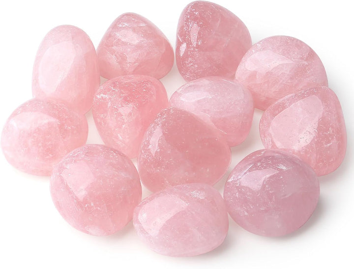 0.55Lb Healing Crystals Gemstones Set Polished Gems Stones for Kids Decorative Coloured Tumbled Bulk Chakra Spiritual Reiki Divination Meditation Rock Stone 15PCS