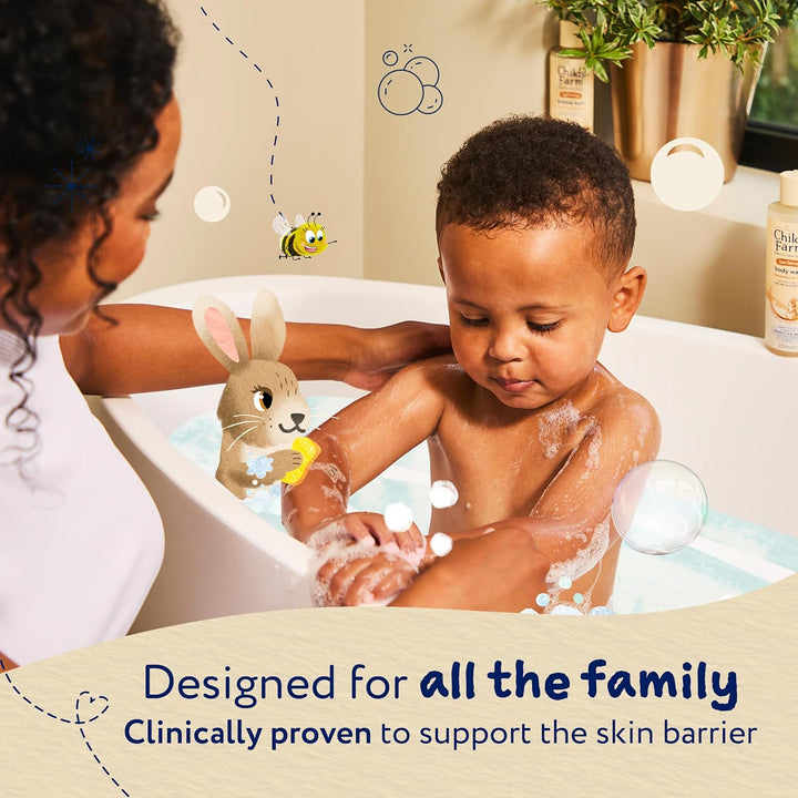 Oatderma Body Wash, Fragrance Free, Soothing Face Bath Shower Gel, Sensitive Skin Soap, Baby Kids, 250Ml