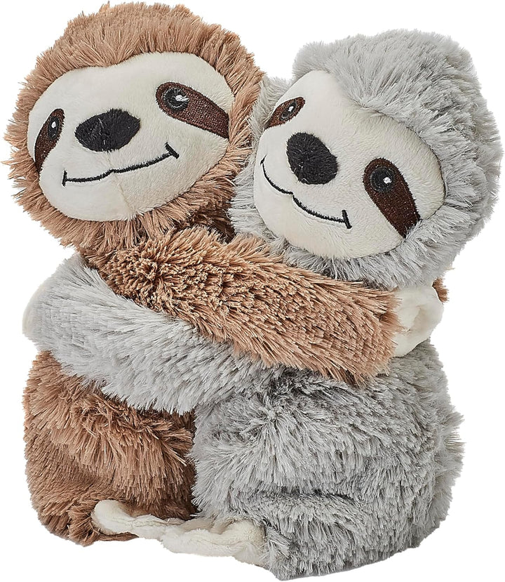 Warm Hugs Sloth Microwavable Plush with French Lavender Scent, Fully Heatable Cuddly Sloth Toy for Anxiety and Pain Relief