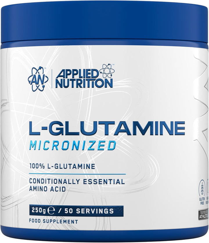 L Glutamine Powder - Amino Acid, Muscle Strength & Recovery, Boosts Immune System, Unflavoured (500G - 100 Servings)