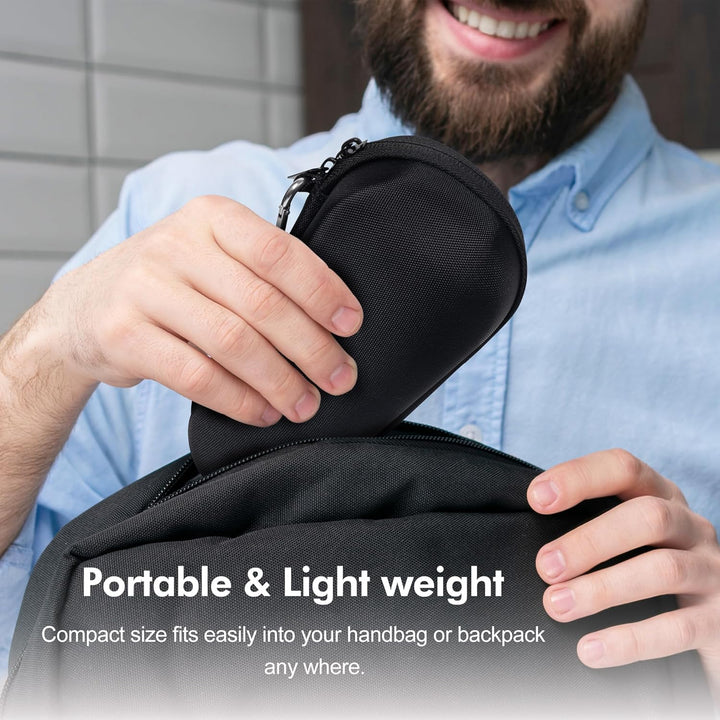 Electric Shaver Travel Case for Braun Series 3, Series 5, Series 7, Series 9 Electric Shavers, Black