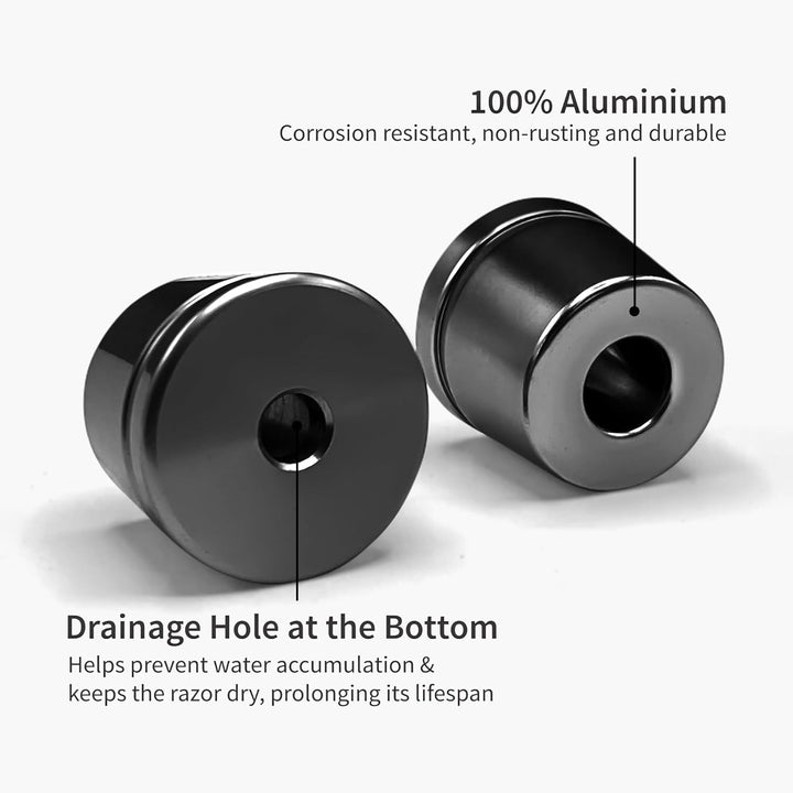 Safety Razor Stand, Does Not Fit All Safety Razors, Double Edge Razor Holder, Shaving Stand, Black