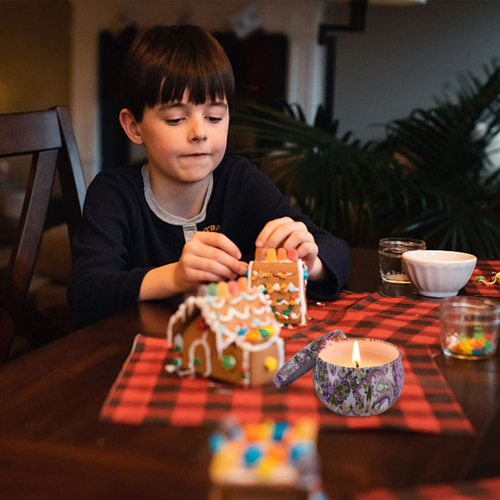 Candles-Scented Candles Gifts for Women,9 Pack Soy Wax Candle Set for Female Friend-Long Burning Aromatherapy Tin Candles for Birthday,Mother,Eid,Anniversary