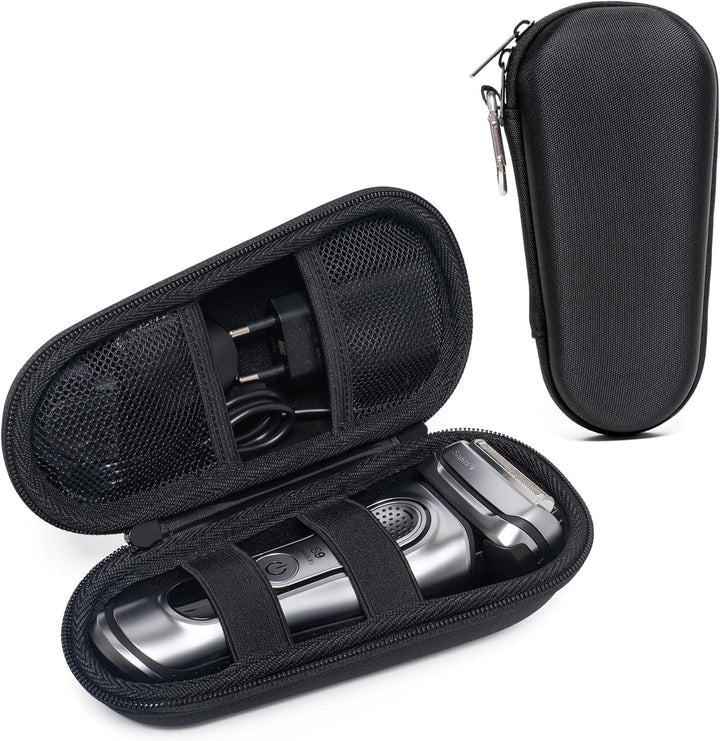 Electric Shaver Travel Case for Braun Series 3, Series 5, Series 7, Series 9 Electric Shavers, Black