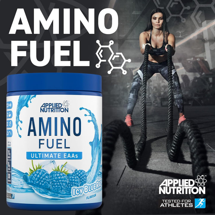 Amino Fuel - Amino Acids Supplement, EAA Essential Amino Acids Powder, Muscle Fuel & Recovery (390G - 30 Servings) (Fruit Burst) (New)