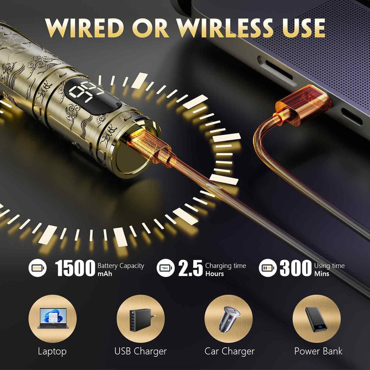 Beard Trimmer Hair Clippers Men,Cordless Rechargeable Hair Trimmer for Men,Premium Professional Barber Grooming Set with Zero Gapped T Blade Shaver & LCD Display Gift