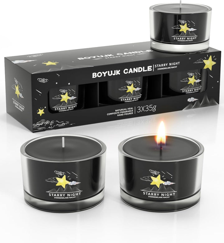 Candles Gifts for Women | Scented Candles Gift Set for Anxiety | 3 Scented Filled Votive Candles | Relaxation Gifts for Women