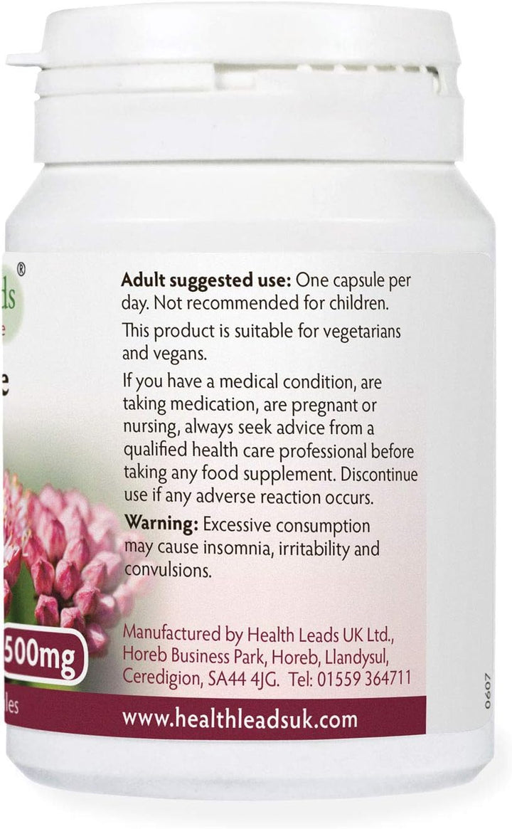 L-Ornithine 500Mg X 50 Capsules ¦ Clean Additive Free British Supplements