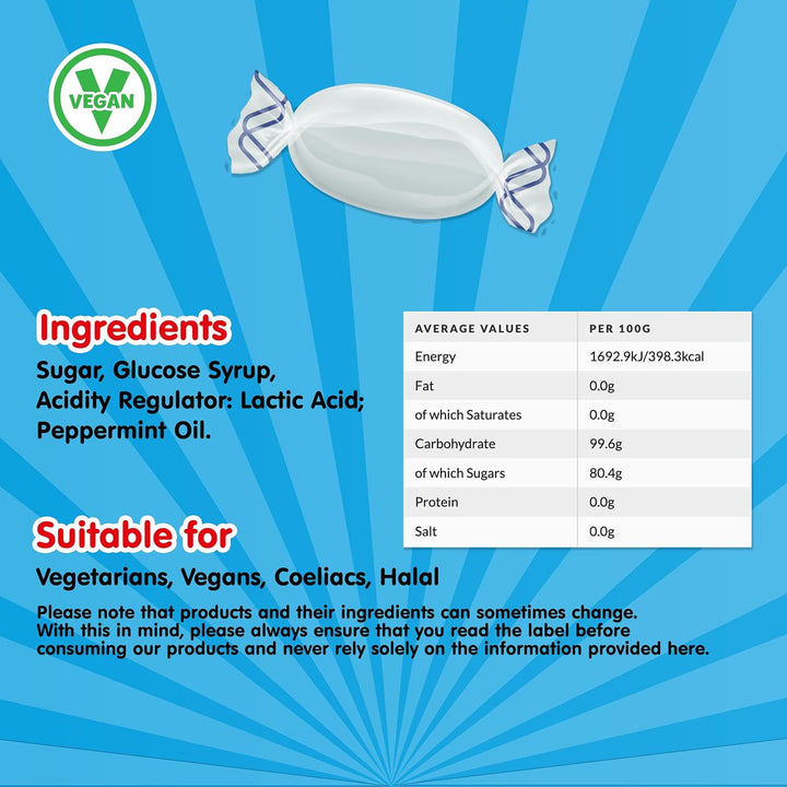 3Kg Bag of Crystal Mints Sweets