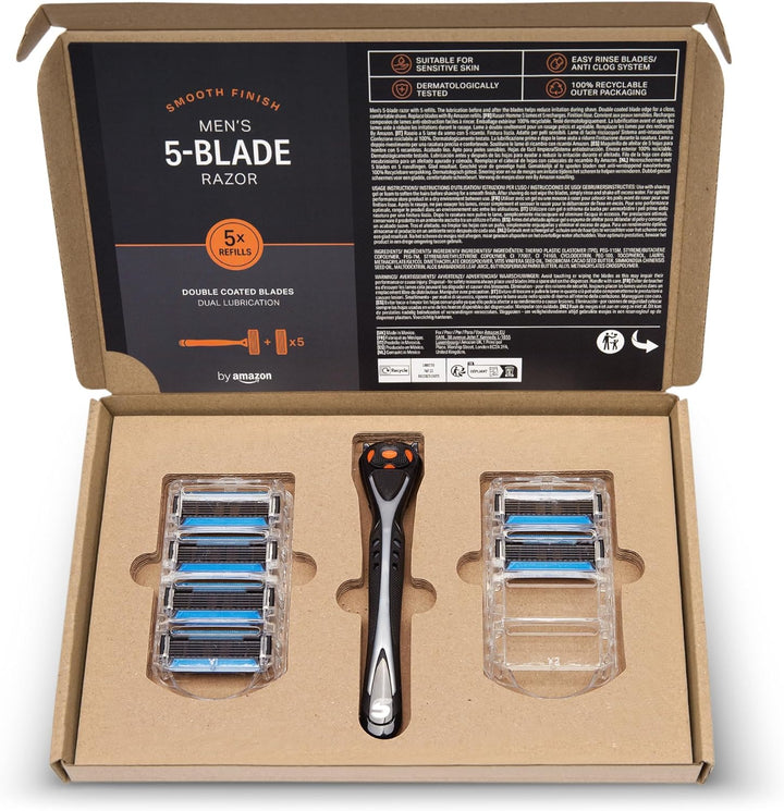 Male 5 Blade Men'S Razor with 5 Count Refill