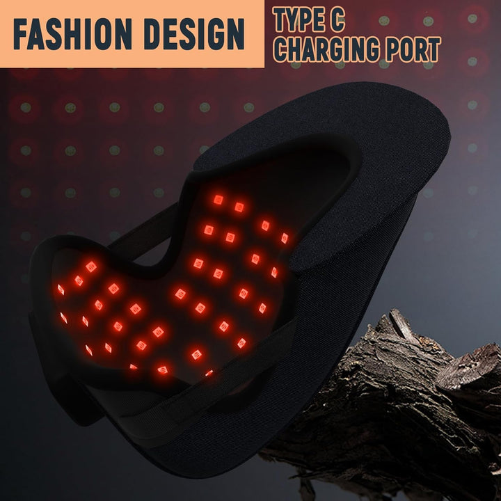 Laser Hair Growth Cap, 84 * 660Nm & 84 * 850Nm Wireless Infrared Red Light Therapy Beret Hat for Damaged Hair Repair, Prevent Hair Loss and Hair Regrowth Women and Men