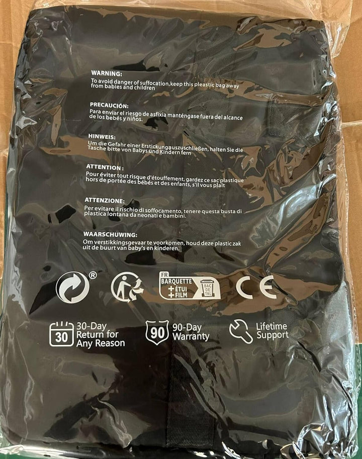 Carrying Case for Clippers, Men Trimmer Kits Storage Bag Compatible with Andis, Hatteker, Oster Hair Clipper and Cutting Tools, Black