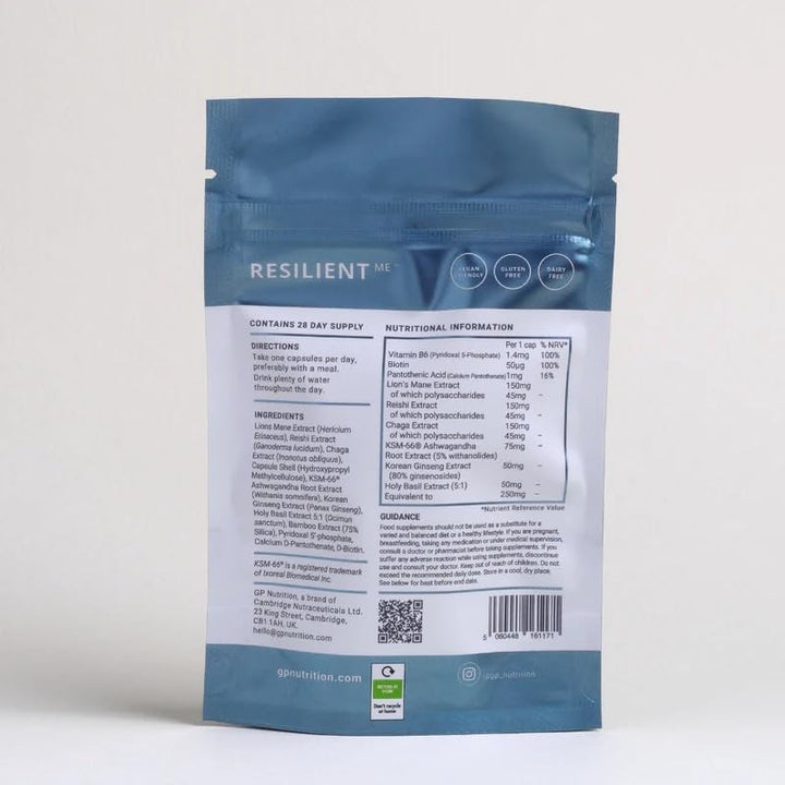 Resilientme™ Focus, Adrenal Support, Energy - Daily Defence against Stress