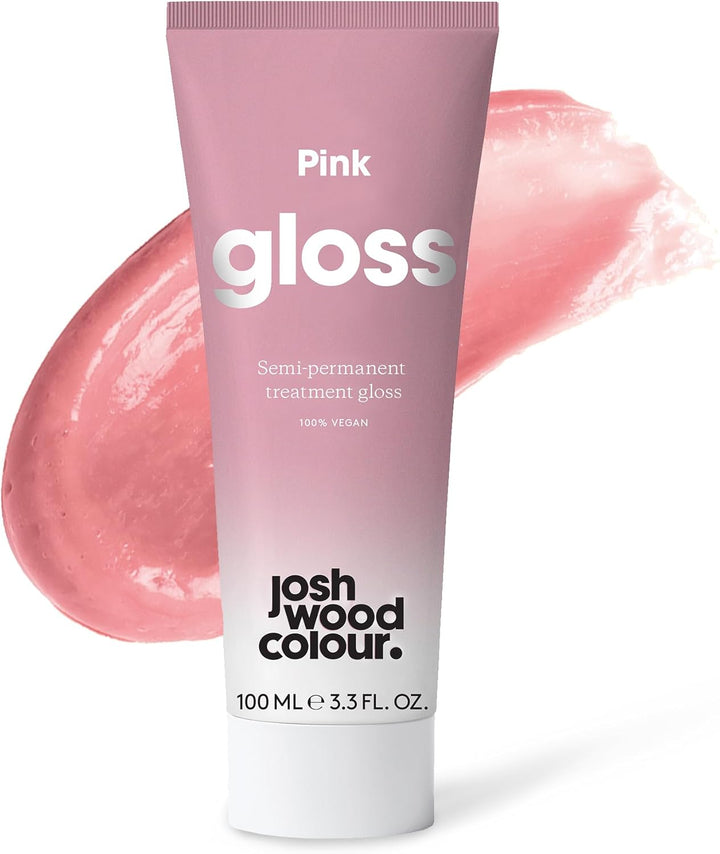 Josh Wood Hair Gloss (Caramel) - Semi-Permanent Gloss Refreshes and Enriches Brown Locks, Adds Warm Caramel Tones - Lasts up to 6 Washes - 100% Vegan - Cream (100Ml)