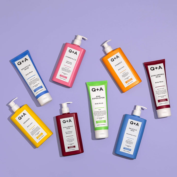 AHA Exfoliator Body Scrub (250Ml), Exfoliating Body Scrub with AHA and Lactic & Glycolic Acid, Smooths Rough Dry Skin, Brightens & Hydrates, Vanilla & Coconut Scent