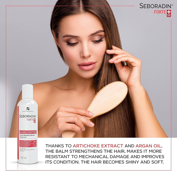 FORTE Hair Balm for Hair Loss Hair Thinning Premium Conditioner 200 Ml with Vitamins and Natural Extracts for Thickening and Growth Natur Technology Hair & Scalp Treatment Hair Care