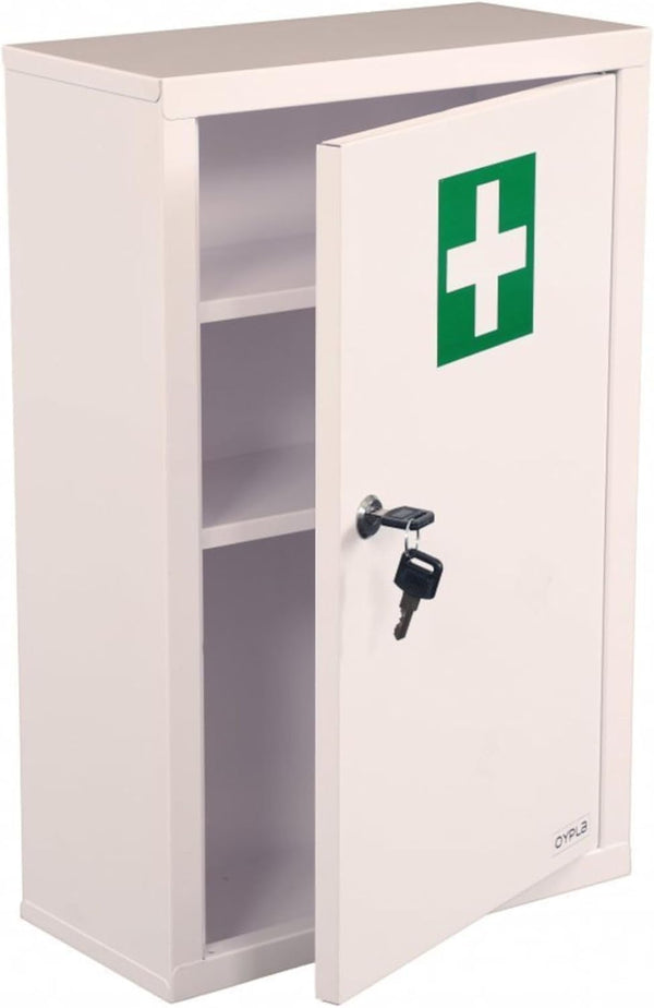 Wall Mounted Metal First Aid Medicine Medical Cabinet Locker