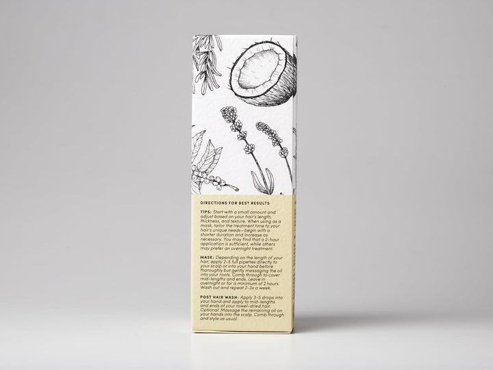 Hair Growth Oil 100% Natural Hair Oil with Caffeine, Biotin, Castor Oil, Argan Oil, Coconut Oil, and Rosemary Oil Effective Thickening Mask & Hair Loss Treatment