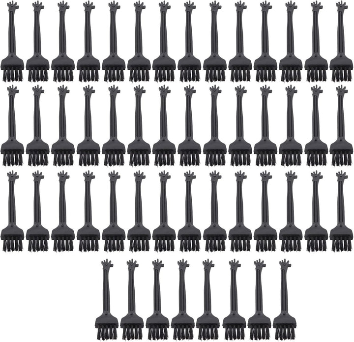 50Pcs Brush Multifunctional Soft Bristle High Density Durable PP Handle Shaver Brush for Appliance Computer