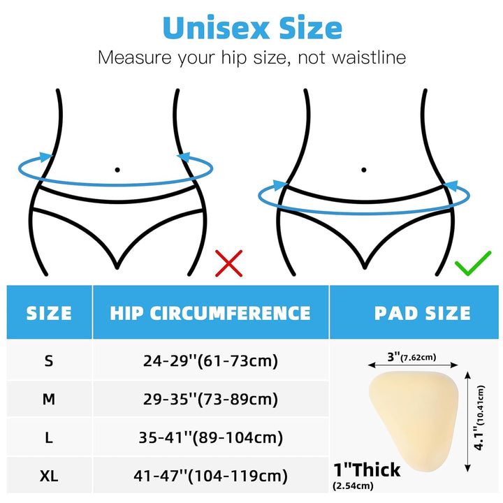 Hernia Belt for Men and Women Flexible Adjustable Inguinal Groin Hernia Belt Support Truss Pain Relief Recovery Strap with 2 Removable Compression Pads Comfortable Material (M)