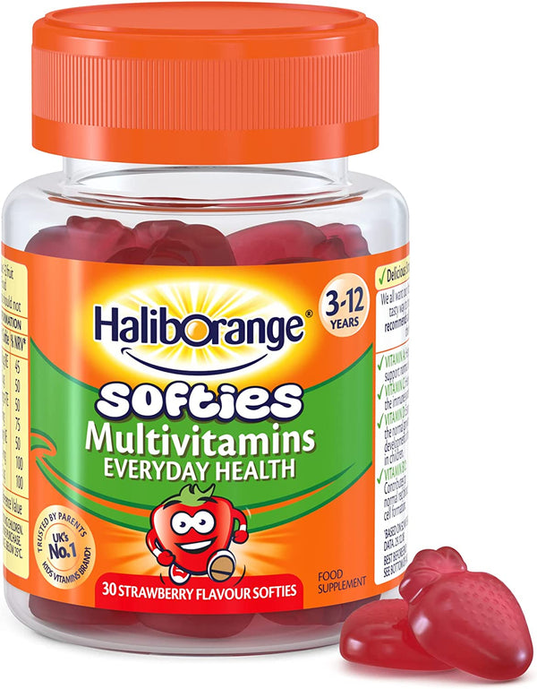 Kids Multivitamins Strawberry Capsule Softies, 30 Each