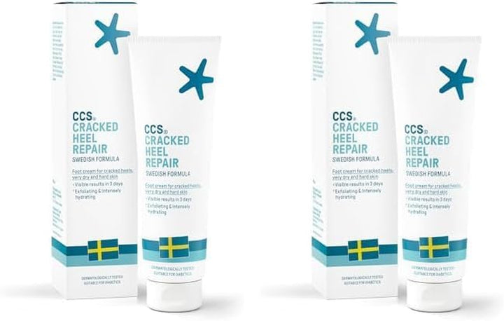 Cracked Heel Repair Cream- Visible Results in 3 Days for Heels and Very Dry Feet, Contains 25% Urea Lactic Acid, Clinically Tested, 125 Ml