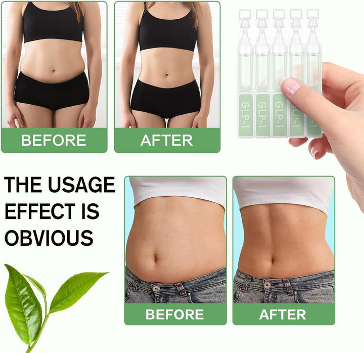 GLP-1 Six-In-One Health Solution Oralliquid, Advanced GLP-1 Oral Liquid, GLP-1 Drops, GLP-1 Weightloss Drops, Natural Plant Extract, for Men & Women（4 Box*7Pcs）