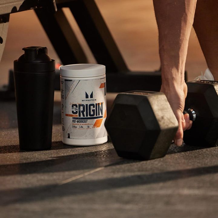 Origin Pre-Workout Power with Beta Alanine and Caffeine, Orange and Mango, 600 G