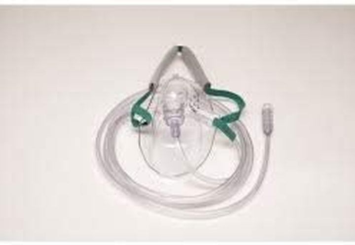 Home Oxygen Masks Medium Concentration Adult with 2.1 Metre Tube Tubing (3 Pack) | Comfortable Design, Secure Fit | Ideal for Home Oxygen Use | Dentist, Doctors, Care Homes