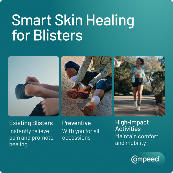 Blister Plasters Extreme 6 Pack - Hydrocolloid Foot Treatment - Heal Fast