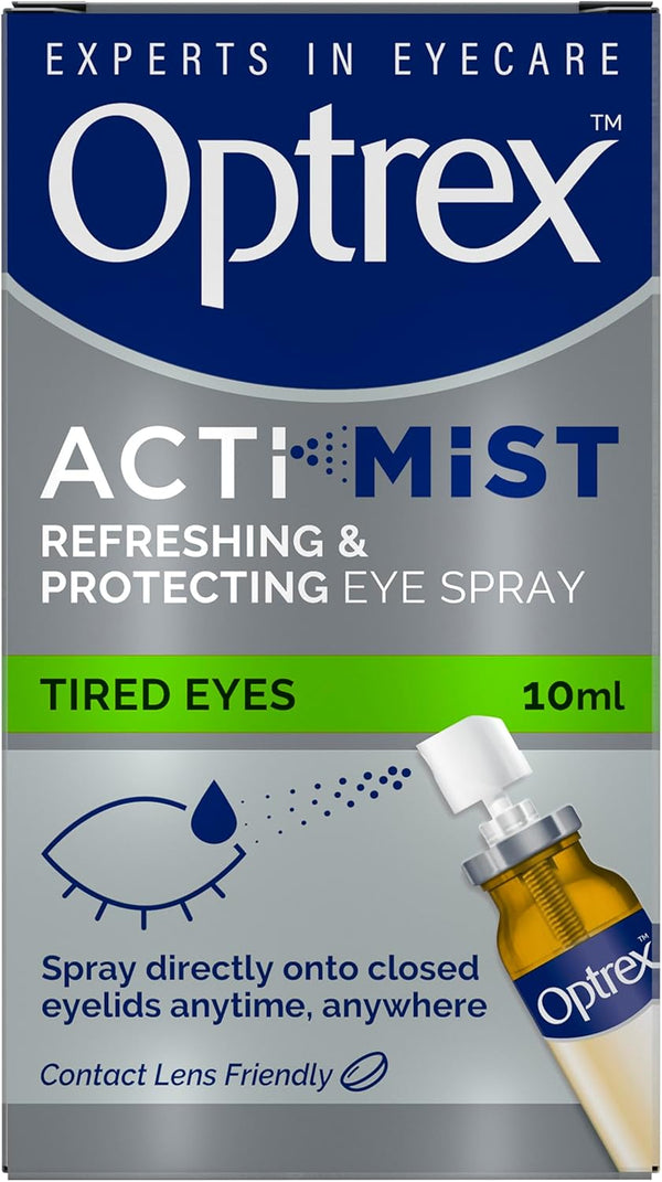 Actimist 10 Ml Eye Spray - Relieves Tired, Strained, Dry Eyes, Reduces Moisture Loss, Provides Fast Cooling and Long-Lasting Relief for Irritations & Inflammations