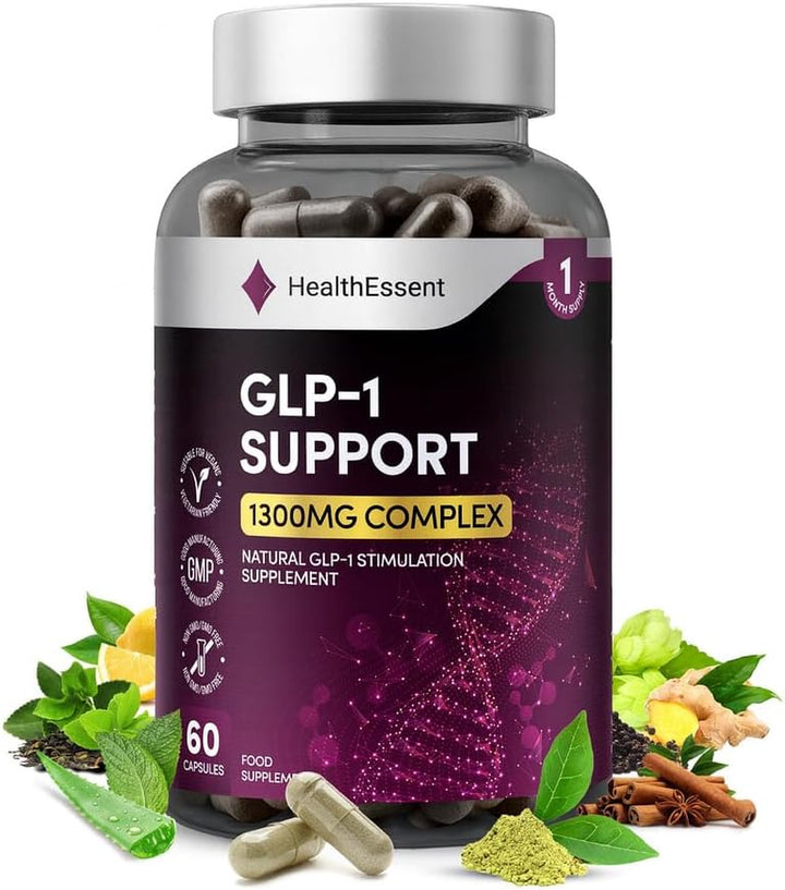 Gut & Metabolic Balance – Natural Appetite & Digestive Support with Hops Flower, Citrus Extracts, Green Tea, Gymnema & Chromium – 60 Vegan Capsules