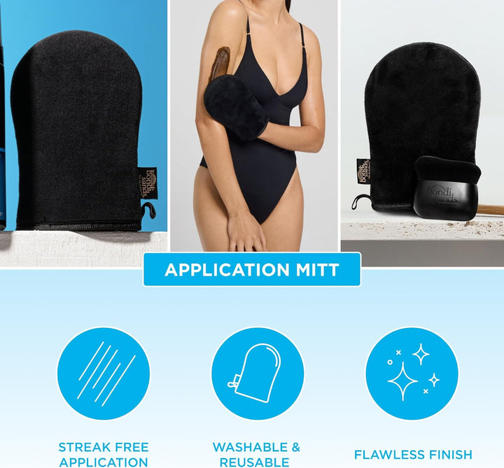 Self-Tanning Application Mitt | Double-Sided Applicator Glove Prevents Stained Hands and Evenly Applies Self Tanner for a Flawless, Streak-Free Look, Washable + Reusable | Includes 1 Mitt